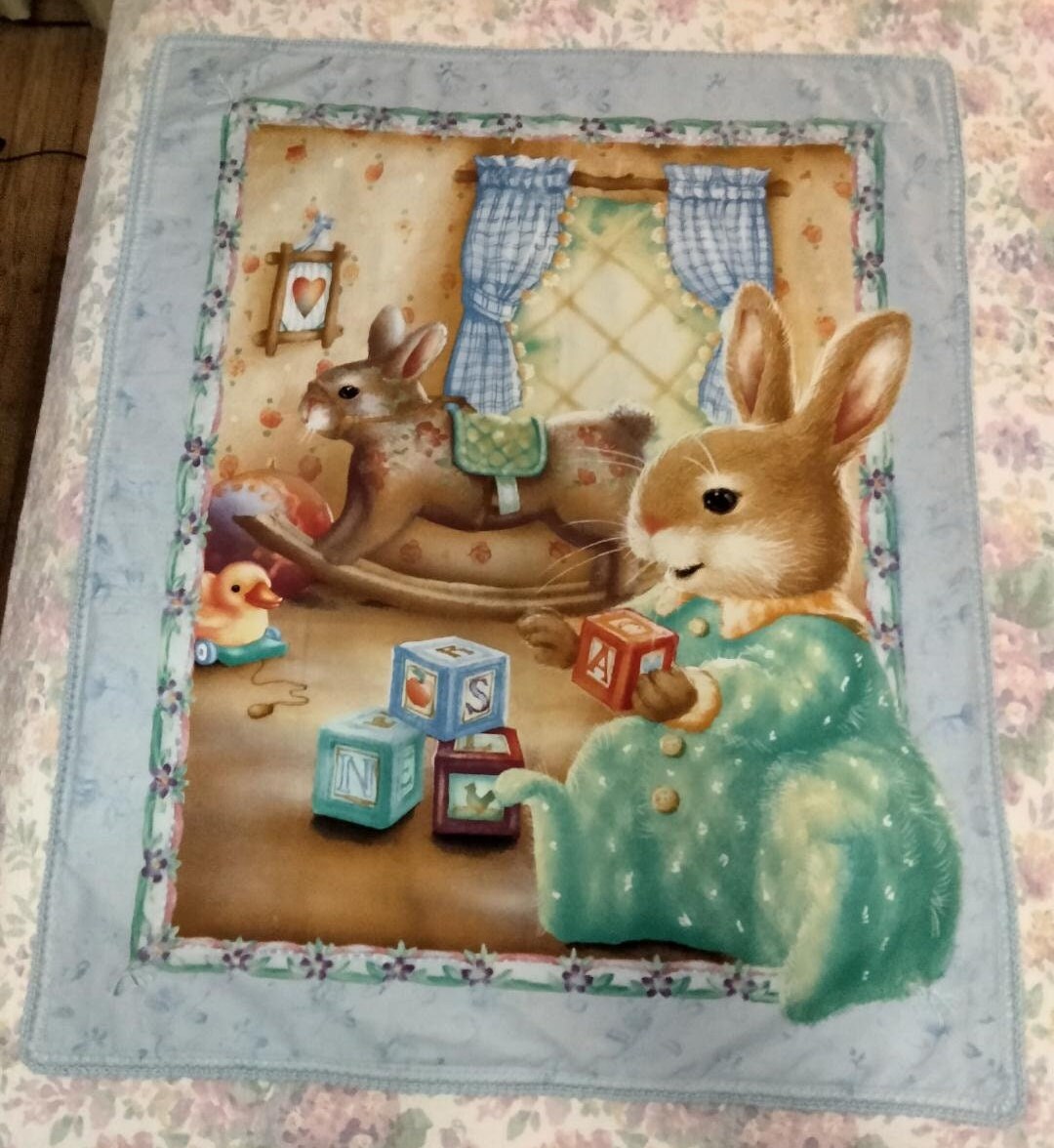 Baby Rabbit Baby Blanket - Etsy