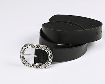 Black belt, Leather belt, Cognac belt, Belt for women