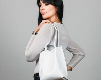 Shoulder Bag, Tote leather bag, White leather bag, Caramel leather bag, Black leather bag, Cognac leather bag, Beige leather bag, Mini bag