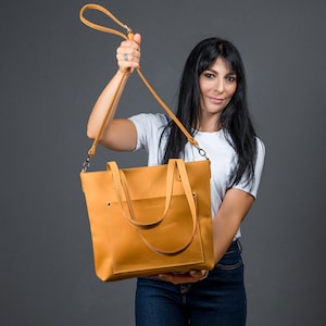 Sac jaune, sac pour ordinateur portable, sac fourre-tout à fermeture éclair, sac à bandoulière pour femme, sac cabas pour femme, fourre-tout en cuir pour femme, sac fourre-tout en cuir