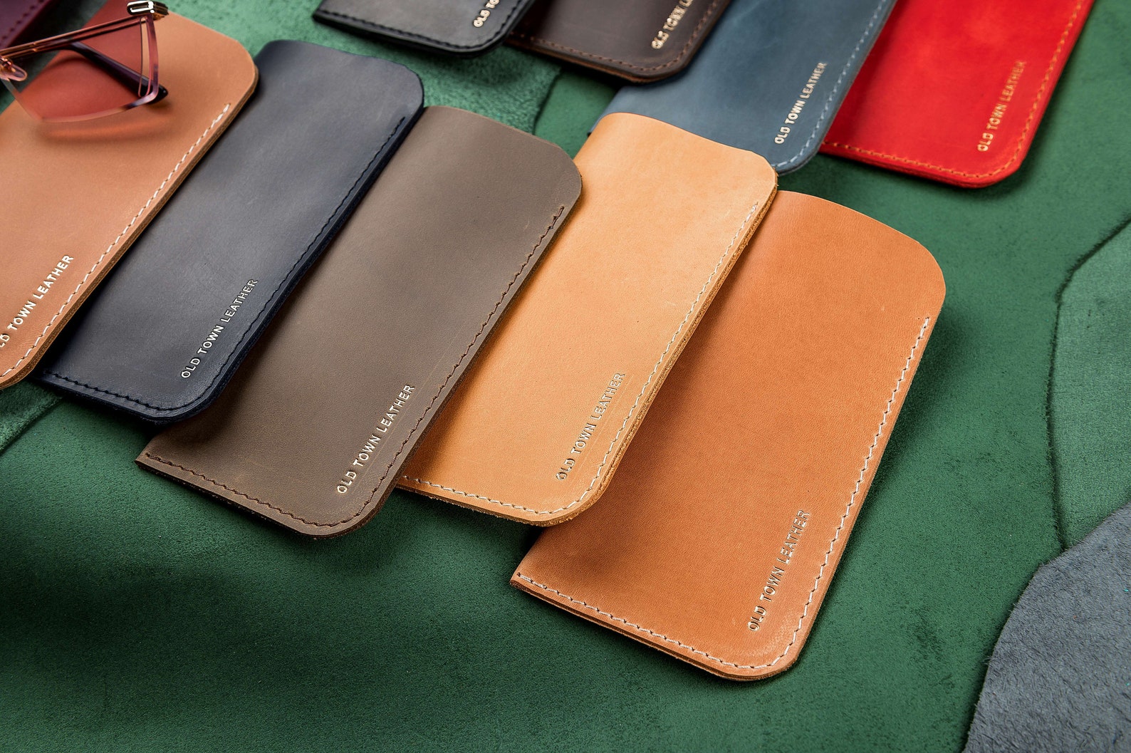 Case for Glasses Leather Glasses Case Personalized Case Etsy