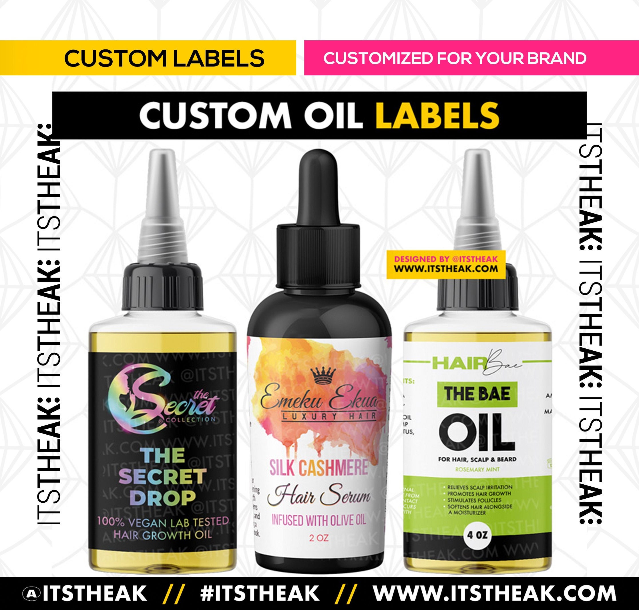 Oil Labels Customized for Your Brand Hair Oil Labels Body - Etsy Oil Labels Customized for Your Brand Hair Oil Labels Body - Etsy