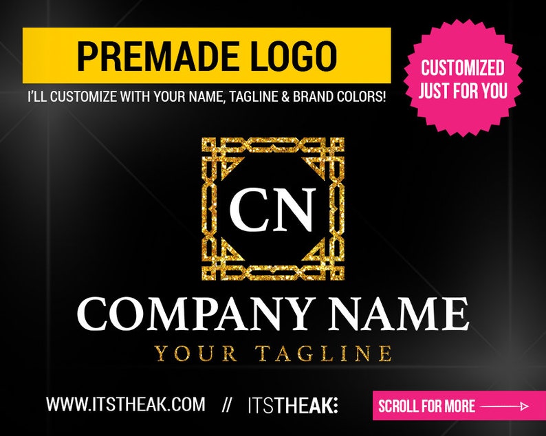 Premade Royal Logo Design Luxury Hair Bundle Logo Hair Etsy