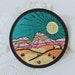 desert badge,gobi desert patch,iron on patch,embroidered patch,patch for jacket ,DIY ,applique,sew on ,patch for backpack