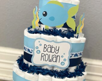 Under The Sea Diaper Cake Etsy Under The Sea Diaper Cake Etsy