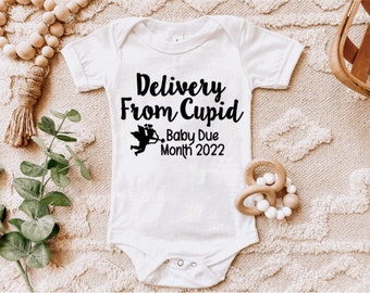 Valentines Announcement| Cupid Onesie®| Baby Onesie®| Valentines Onesie®| Baby Announcement| Baby Shirt| Onesie®