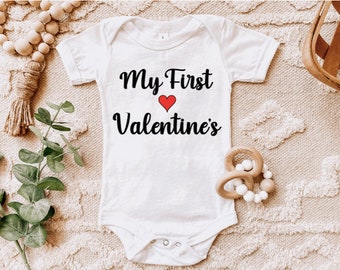 Baby Onesie®| Valentines Onesie®| Onesie®| My First Valentines| Baby Shirt| Valentines Day