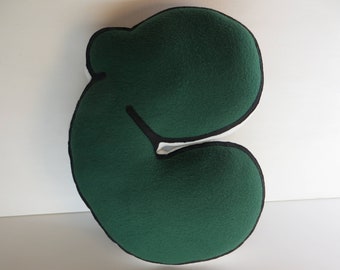 Letter C Pillow,  Plush Pillow, Initial Pillow, Alphabet Letter Pillow, Custom Letter Pillow, Graffiti Pillow,  Pillow