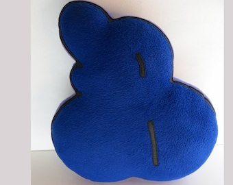 Letter B Pillow, Plush Pillow, Initial Pillow, Alphabet Letter Pillow, Custom Letter Pillow, Graffiti Pillow,  Pillow