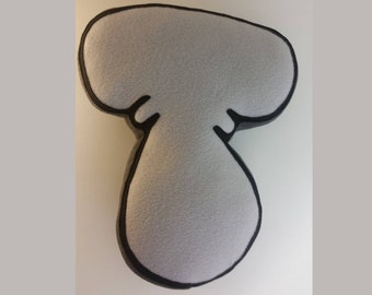Letter T Pillow, Plush Pillow, Initial Pillow, Alphabet Letter Pillow, Custom Letter Pillow, Graffiti Pillow, Pillow