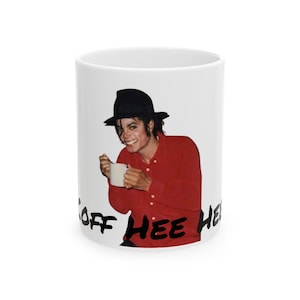 Fabulous Mug céramique Michael Jackson Photo Concert Noir et Blanc