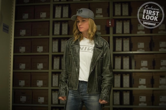 Buy Captain Marvel Carol Danvers Leather Jacket Custom Funko Online in India Etsy