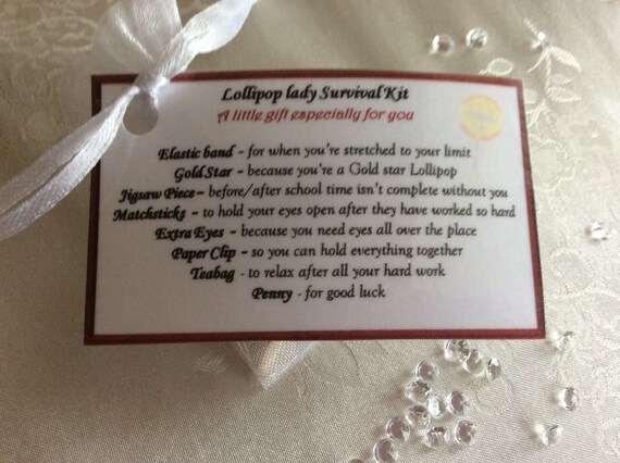 Thank you Cheerleading Coach Survival kit leaving Christmas secret santa gift