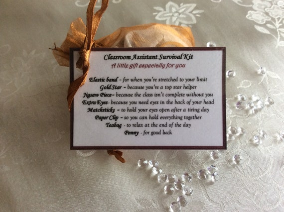 A Unique Fun Novelty Gift Keepsake Secretary Survival Kit