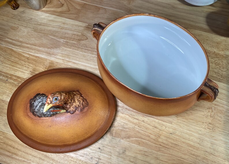 Pillivuyt Made in France Porcelain Chicken Tureen Etsy