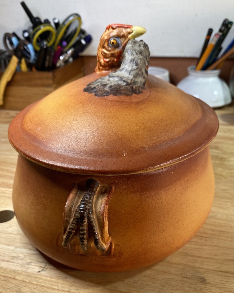 Pillivuyt Made in France Porcelain Chicken Tureen Etsy