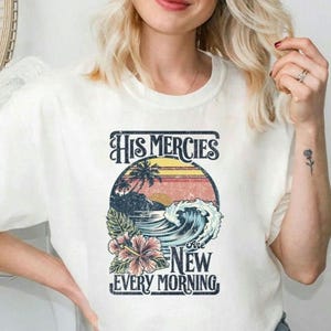 Comfort Colors クリスチャンレディースTシャツ 10代の女の子へのギフト レディースサマーTシャツ 10代の女の子向けTシャツ ビーチシャツ 宗教Tシャツ