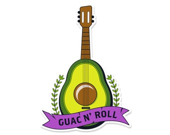 Guac N' Roll Sticker
