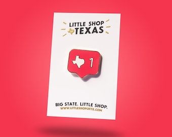 Texas Love Enamel Pin