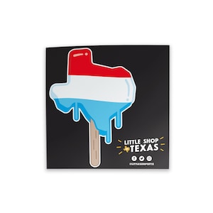 Texas Popsicle Sticker