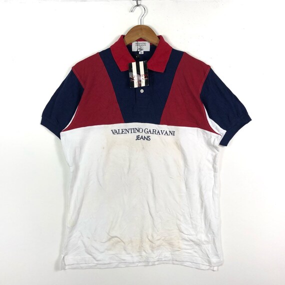 Rare!Retro Polos Button Down Men's Clothing VALENT