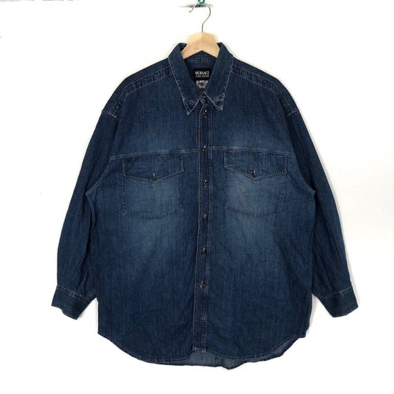 Versace Jeans Couture Men’s Casual Clothing Button