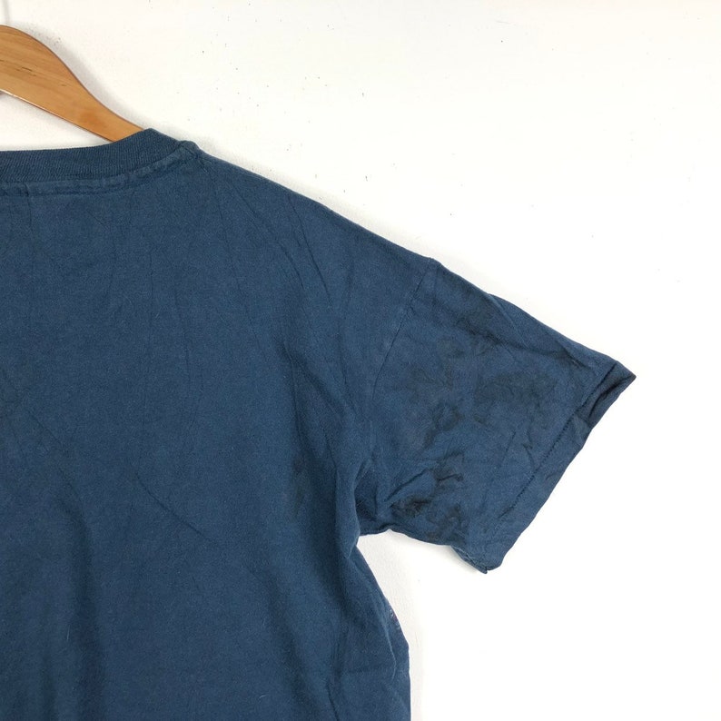 Vintage WYLAND Whale Photo Graphic Panorama Vintage Crew Neck Tshrit Unisex Clothing Size Large