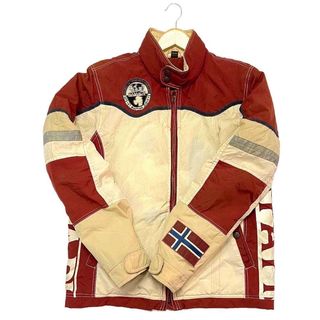 Napapijri Geographic Outdoor Gear Light Puffer Jacket Size - Etsy