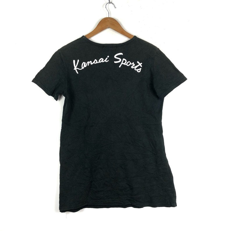 Rare!!KANSAI SPORT By Kansai Yamamoto Printed Graphic Big Logo Kansai Yamamoto Japanese Designer Women/'s Tshirt Fashion Clothing Size Large