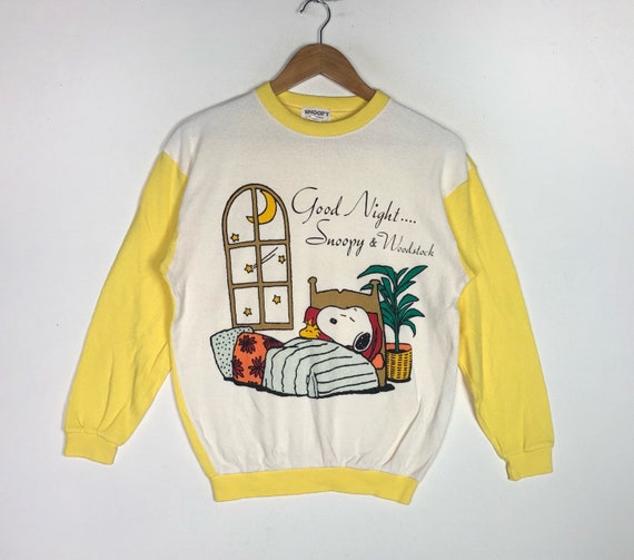 Rare!!PEANUTS SNOOPY SLEEPWEAR Printed Graphic Sno