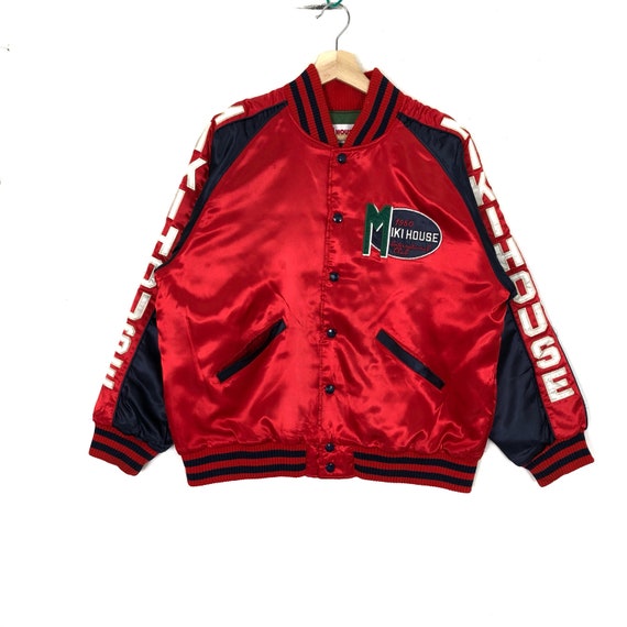 Rare!!MIKI HOUSE SPORTS Embroidery Big Logo Miki H