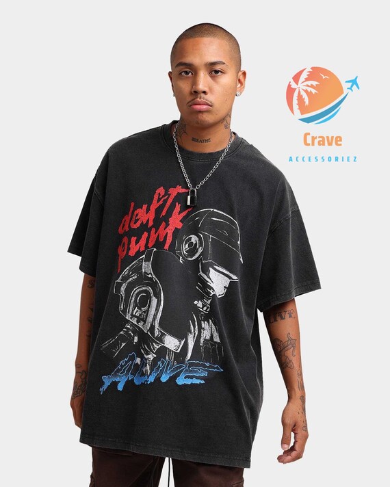 Daft Punk Band Vintage T Shirt Daft 