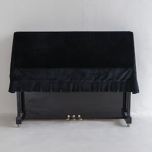 for upright piano: Clairevoire Premium Velvet | Waterproof inner lining | Easy on/off design | Fits all Upright Pianos | 60.2 in / 153 cm