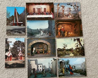 Vintage 1960s Lot 10 Postcards The Prince of Peace Memorial Silver Springs Florida