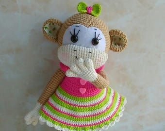 Crochet Monkey Pattern Amigurumi Crochet Toys Pattern Crochet doll pattern Amigurumi PDF in English, PDF in German