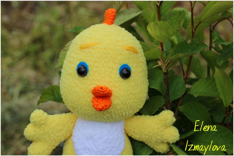 Crochet toy chicken pattern Amigurumi Crochet chick pattern Etsy