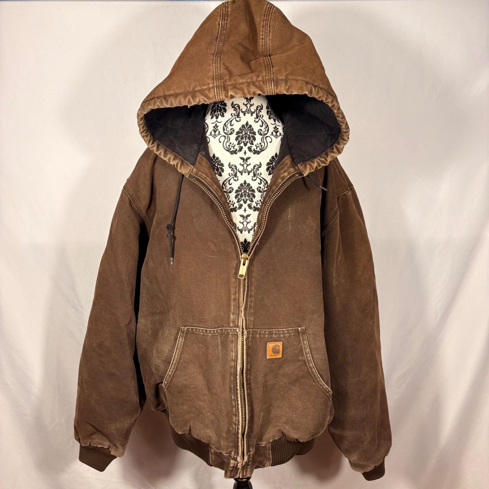 Carhartt Active Jacket Dark Brown - Etsy