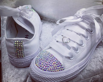 diamond lace converse