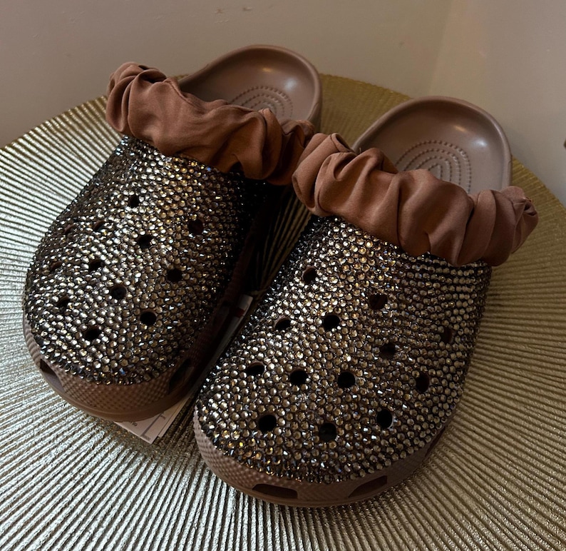 Crystal Embellished Crocs - Etsy