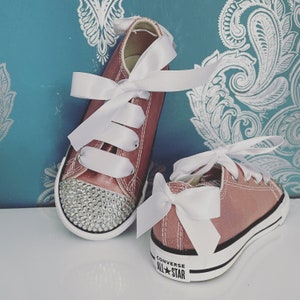 Baby converse / twinkle toes / bling toe converse / flowergirl | Etsy España
