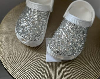 kids crystal crocs
