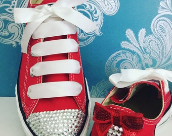 Red crystal converse