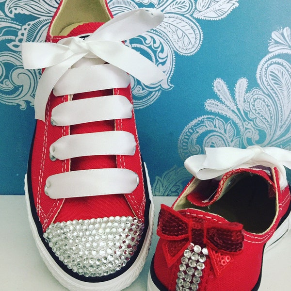 Red crystal converse