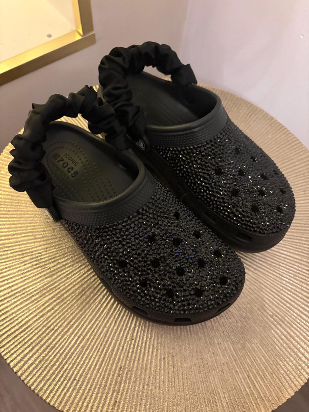 Crystal Classic Platform Crocs - Etsy