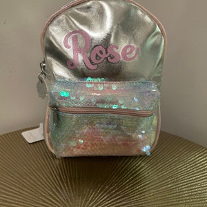 Personalised mini backpack