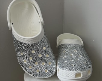 White Crystal crocs