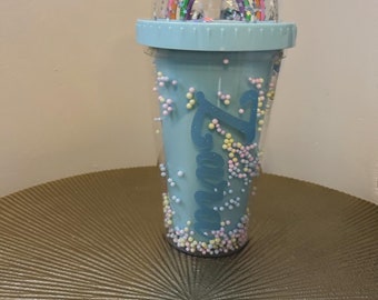 Personalised rainbow tumbler