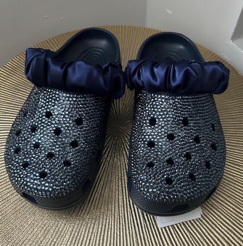 Crystal Embellished Crocs - Etsy