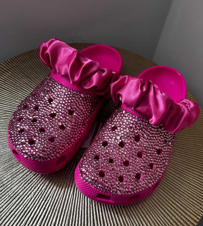 Crystal Embellished Crocs - Etsy
