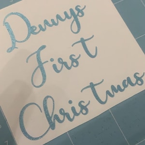 Personalisiertes Vinyl